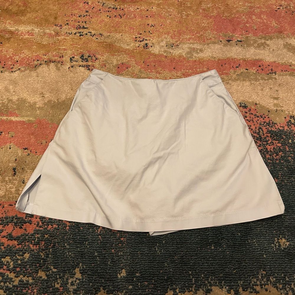 adidas Light blue A-Line Mini Skirt
